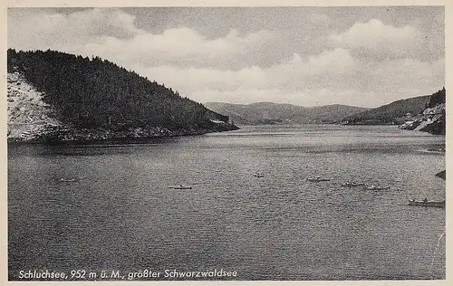 Schluchsee, größter Schwarzwald-See gl1943 D2960