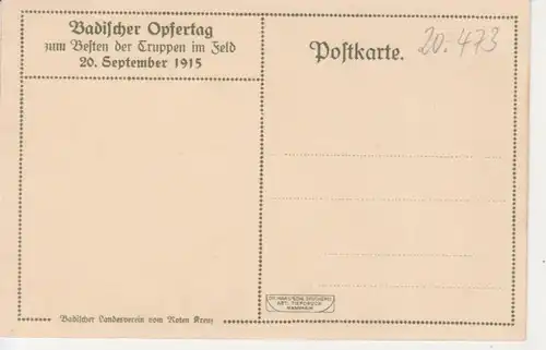 Badischer Opfertag 20. September 1915 - Kaiser Wilhelm II. ngl 221.440