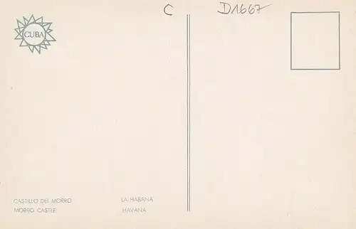 C La Habana, Castillo del Moro ngl D1667