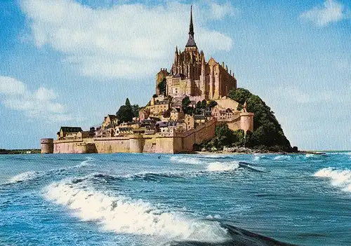 Le Mont-Saint-Michel (Manche) Le Mont Coté Est ngl D2247
