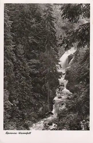 Ravenna-Wasserfall im Höllental nahe Breitnau Schwarzwald ngl D2596