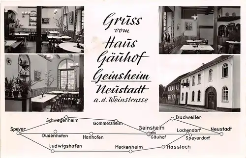 Geinsheim a.d. Weinstraße Gasthaus Gäuhof ngl 152.105