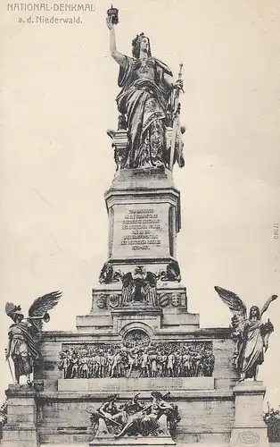 National-Denkmal a.d. Niederwald ngl D3447