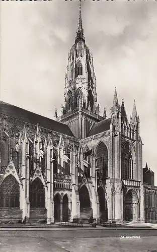 Bayeux (Calvados) La Cathédrale Tour centrale ngl D8124