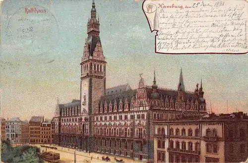 Hamburg Rathaus gl1898 149.282