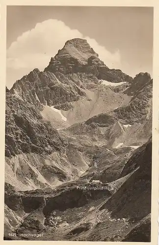 Hochvogel, Allgäuer Alpen, mit Prinz-Luitpold-Haus ngl D2280