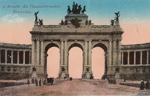 Bruxelles L'Arcade de Cinquantenaire ngl D2532