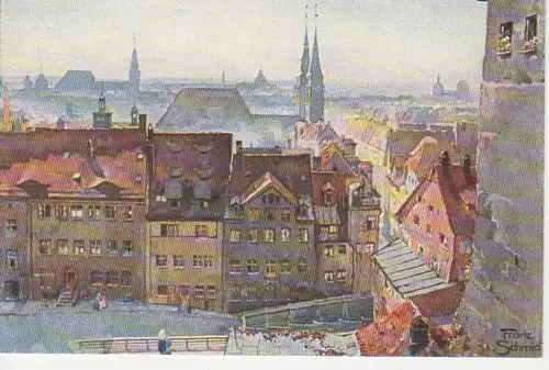 Nürnberg Blick von der Burg ngl 219.611