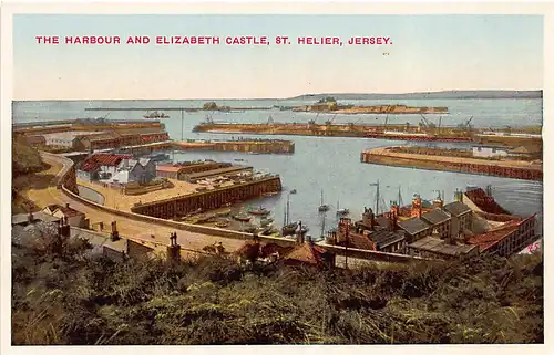 Jersey - St. Helier, Harbour and Elizabeth Castle ngl 146.984