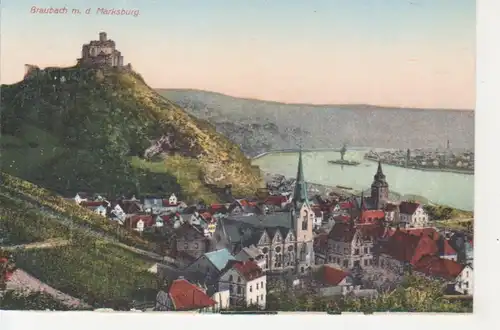 Braubach und Marksburg Panorama ngl 219.433