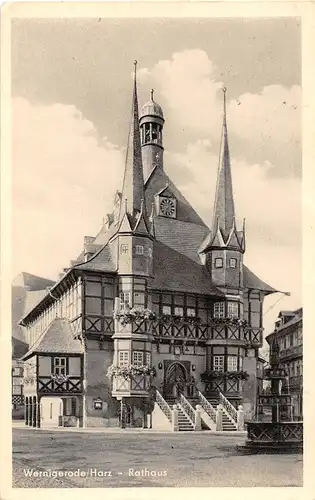 Wernigerode im Harz Rathaus gl1955 153.973