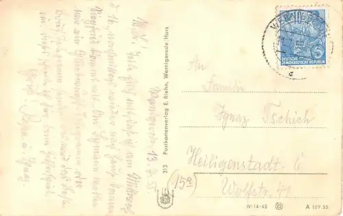 Wernigerode im Harz Rathaus gl1955 153.973