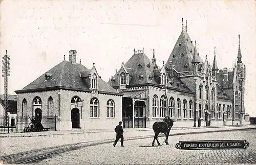 Furnes Extérieur de la Gare feldpgl1915 149.382