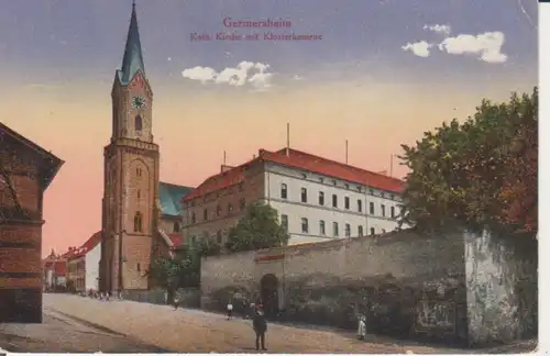 Germersheim Kath. Kirche mit Klosterkaserne ngl 221.828