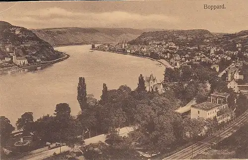 Boppard a. Rhein Panorama feldpgl1914 D2974