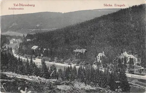 Tal-Bärenburg Osterzgebirge Schäfermühle feldpgl1918 154.104