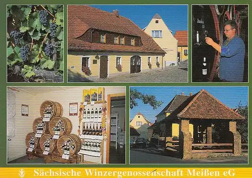 Sächsische Winzergenossenschaft Meissen Mehrbildkarte gl2000 D5515