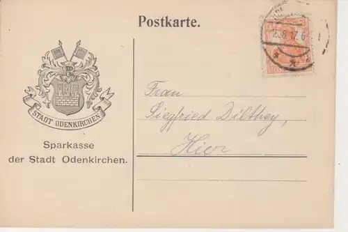 Odenkirchen Sparkasse Kontobeleg gl1917 219.893