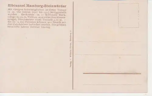 Hamburg Elbtunnel unter der Erde ngl 218.691