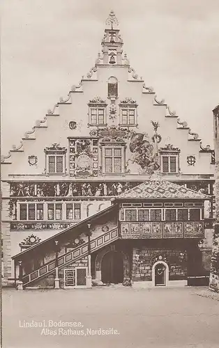 Lindau i.BOdensee Altes Rathaus Nordseite ngl D2610