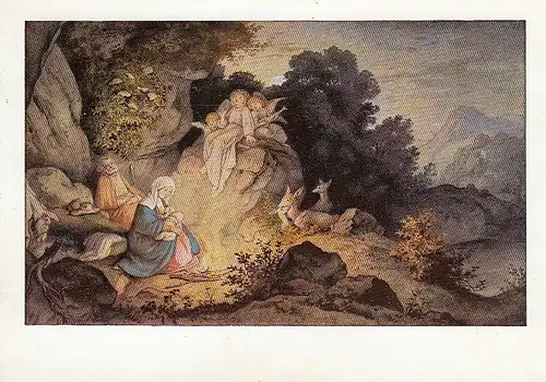 LUDWIG RICHTER Die Ruhe auf der Flucht gl1965 D5521