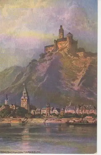 Braubach und die Marksburg feldpgl1918 222.005