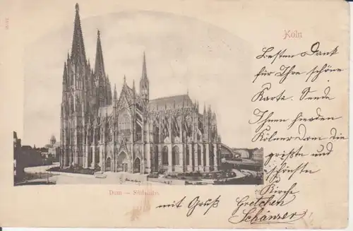 Köln - Dom, Südseite gl1901 219.296