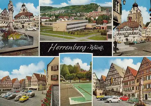 Herrenberg Mehrbildkarte ngl D8511