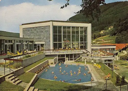 Wildbad Schwarzwald Thermalbad glum 1965? D8516