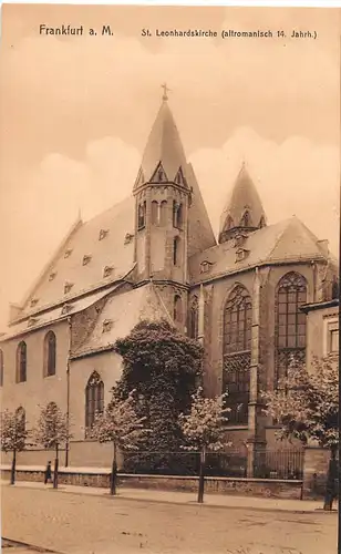 Grüsse aus Frankfurt a. M. St. Leonhardskirche altroman. 14. Jahrh. ngl 151.963