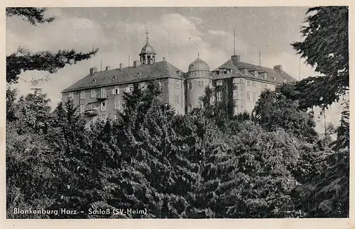 Blankenburg/Harz Schloß (SV-Heim) gl1956 D3709