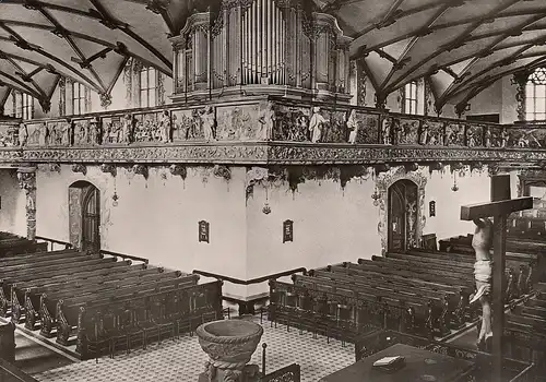 Freudenstadt (Schwarzw.) Evang.Stadtkirche innen gl1969 D6661