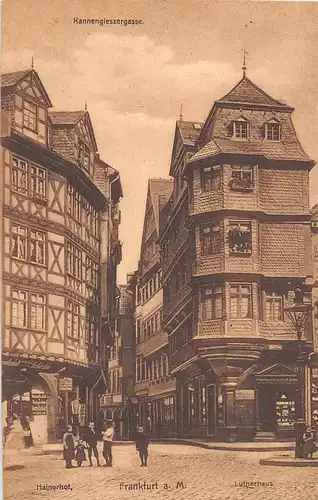 Frankfurt a. M. Kannengiesserstrasse Lutherhaus Hainerhof ngl 151.995