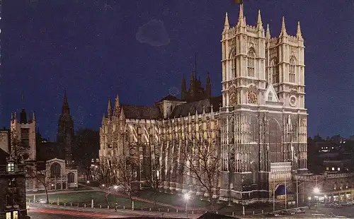 London Westminster Abbey (floodlit) gl1970 D3039