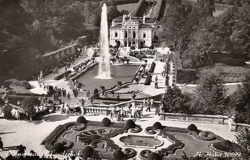 Königsschloß Linderhof bei Ettal ngl D1878