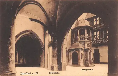 Frankfurt a. M. Römerhalle Treppenturm ngl 152.015