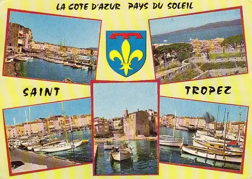 Saint-Tropez Mehrbildkarte gl1966 D5595