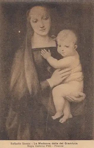 RAFFAELO SANZIO La Madonna detta del Granduca ngl D8655