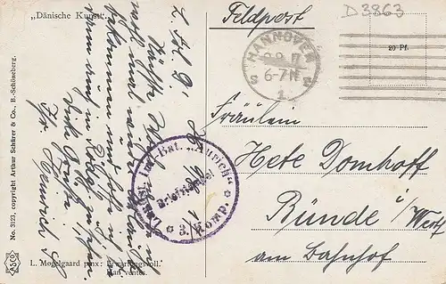 L.MÖGELGAARD Erwartungsvoll feldpgl1917 D3863