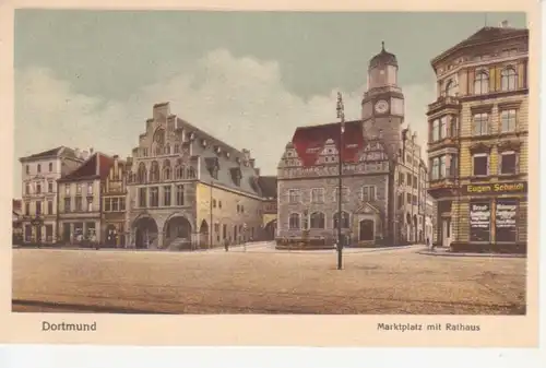 Dortmund Marktplatz mit Rathaus ngl 221.069