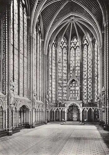 Paris, La Sainte Chapelle du Palais ngl D8801