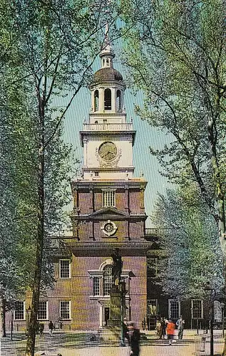 Philadelphia, Pa. Independence Hall, Birthplace 1776 of the Nation gl1961 D8810