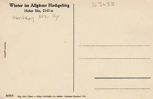 Allgäuer Alpen Hoher Ifen nahe Oberstdorf ngl D3433