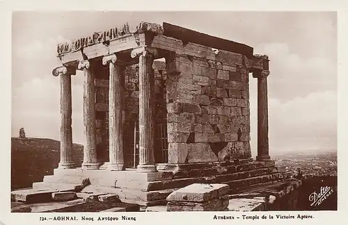 Athen Tempel des Sieges Aptere ngl D3034