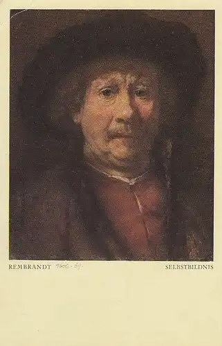 REMBRANDT Selbstbildnis ngl D4014