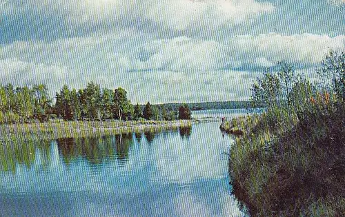 Manitoulin Island, Ont. Mouth of Manitou River gl1955 D6036