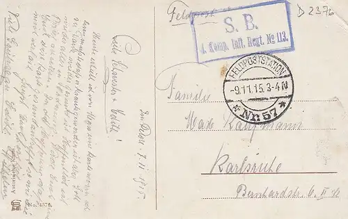 Kronprinz Rupprecht von Bayern, Generalfeldmarschall feldpgl1915 D2376