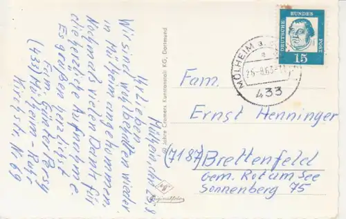 Mülheim an der Ruhr - Mehrbildkarte gl1963 220.025