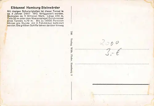 Hamburg Elbtunnel über und unter der Erde ngl 149.208