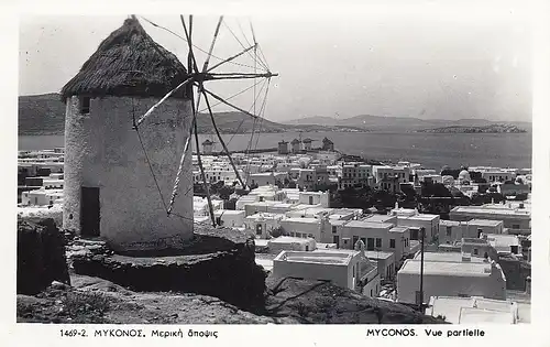 Mykonos, Vue partielle, Moulin ngl D4067